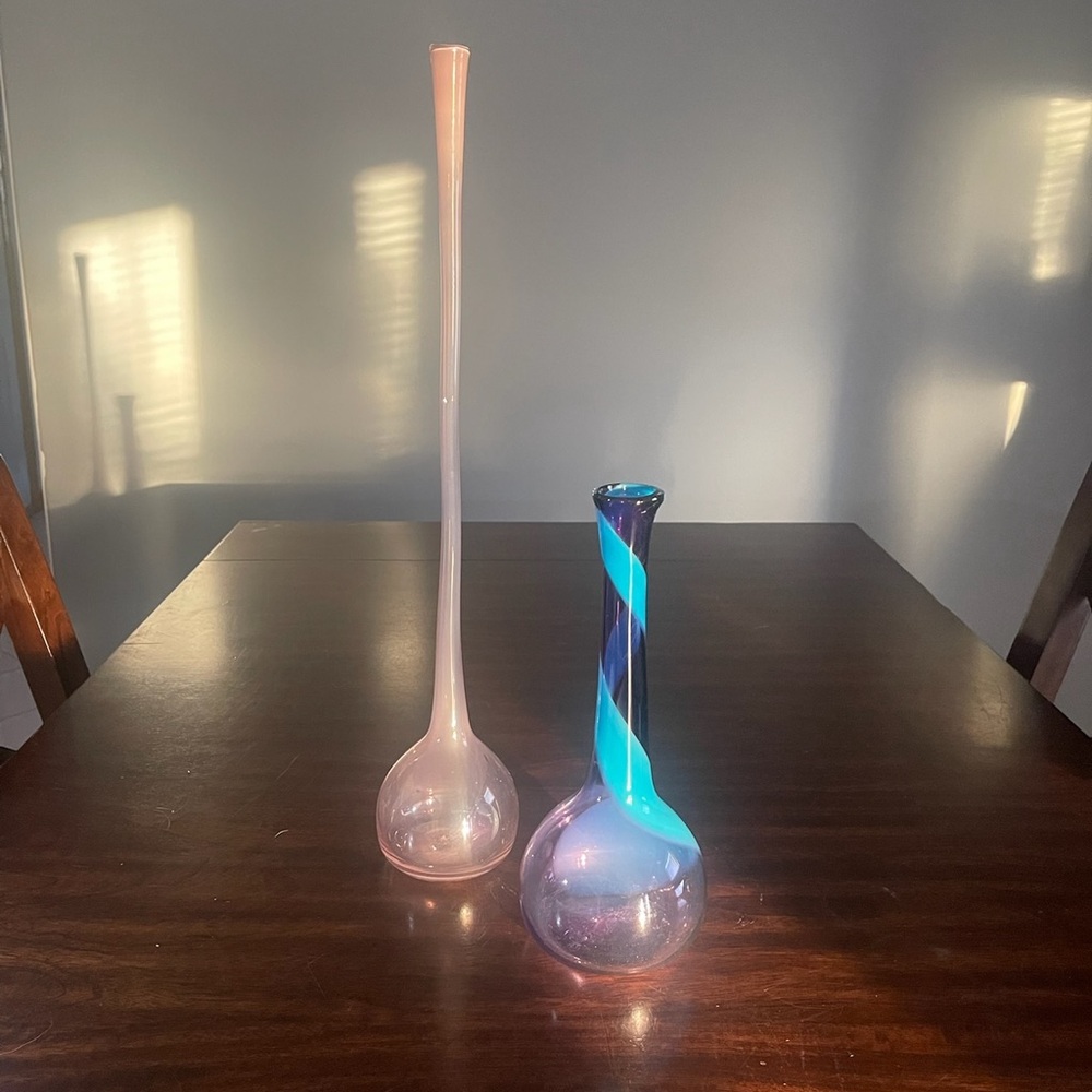 Purple and Blue Collectors Vase